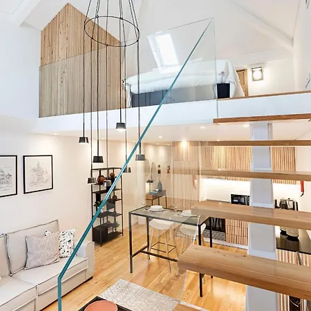 Studio Duplex W Ac Near River Front By Lovelystay Apartment Porto